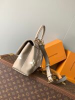 LV MADELEINE 30 IN BEIGE MONOGRAM CALFSKIN EMBOSSED LOGO - Image 4
