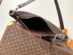 LV LOOP HOBO 38 IN DARK BROWN MONOGRAM CALFSKIN EMBOSSED LOGO - Image 7