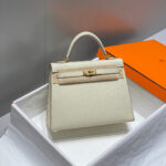HN 25CM IN NATA EPSOM CALFSKIN GOLD HARDWARE - Image 2