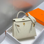 HN 25CM IN NATA EPSOM CALFSKIN GOLD HARDWARE - Image 8