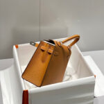 HN 28CM IN GOLD EPSOM PALLADIUM HARDWARE - Image 5