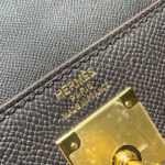 HN 28CM IN EBENE EPSOM GOLD HARDWARE - Image 5