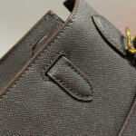 HN 28CM IN EBENE EPSOM GOLD HARDWARE - Image 9