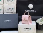 CHANEL 25S Double C Logo Diamond Shiny Calfskin - Image 3