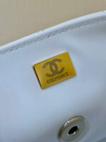 Chanel Nano Coco White Handle bag Gold Hardware - Image 7