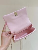 CHANEL 25S COCO CRUSH HANDLE 18 IN PINK GOLD HARDWARE - Image 5