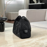 CHANEL 25 Bag Mini Black with Sliver Hardware - Image 4