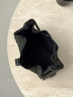 CHANEL 25 Bag Mini Black with Sliver Hardware - Image 5