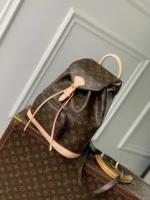 Louis Vuitton Montsouris PM backpack in Monogram coated canvas - Image 2
