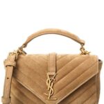 Saint Laurent Women’s Brown Mini Suede