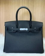 HN 25 BLACK TOGO LEATHER WITH PALLADIUM HARDWARE