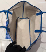 Goyard Anjou PM Reversible Tote Bag in Blue Goyardine - Image 6