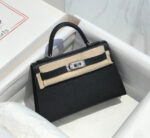HN MINI 20 BLACK EPSOM SILVER HARDWARE - Image 5