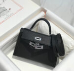 HN MINI 20 BLACK EPSOM SILVER HARDWARE - Image 3