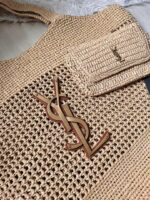 YSL Saint Laurent Icare Maxi raffia tote bag - Image 4