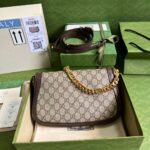 Gucci Blondie Branded Women’s Handbag with Ophidia Pattern 28x16x4cm - Image 4