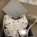 Balenciaga White Le Cagole Xs Shoulder Bag