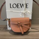 Small Gate Bag In Soft Calfskin And Jacquard