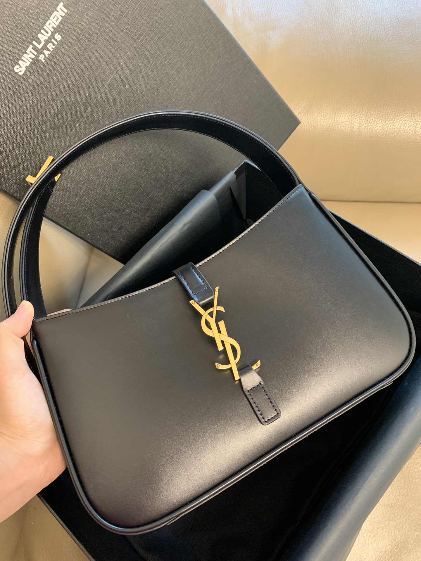 IMG_7248.jpg YSL LE 5 A 7 In Smooth Leather - Image 1