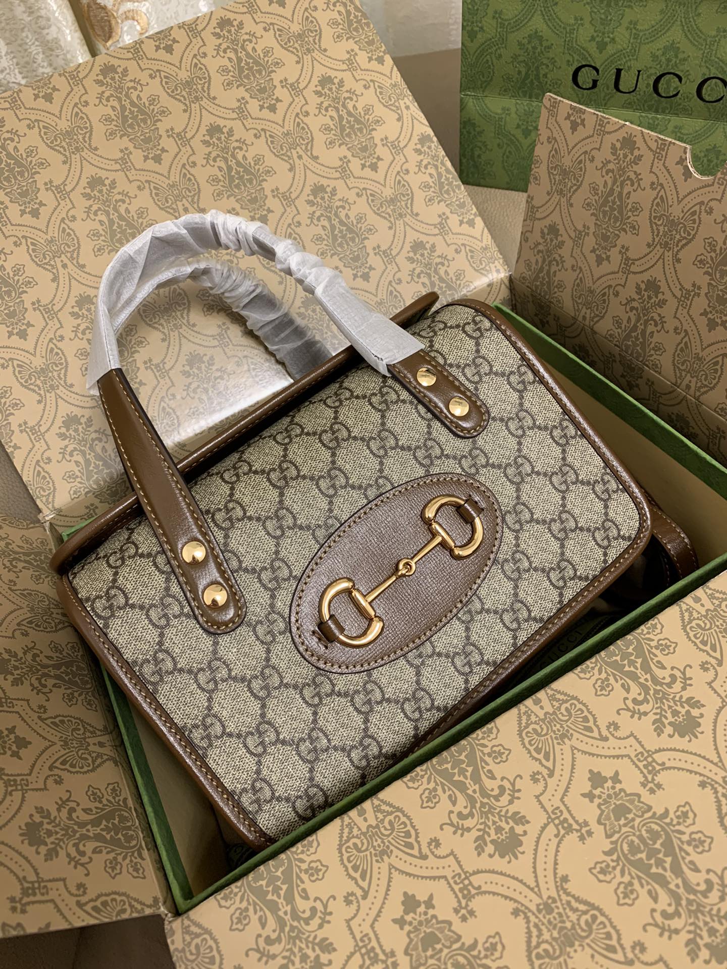 IMG_7299.jpg GG 1955 Horsebit Series Handbag - Image 1