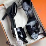 Hermes Black Heels