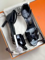Hermes Black Heels