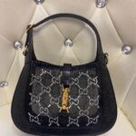 Gucci Black Diamond Skin Bags