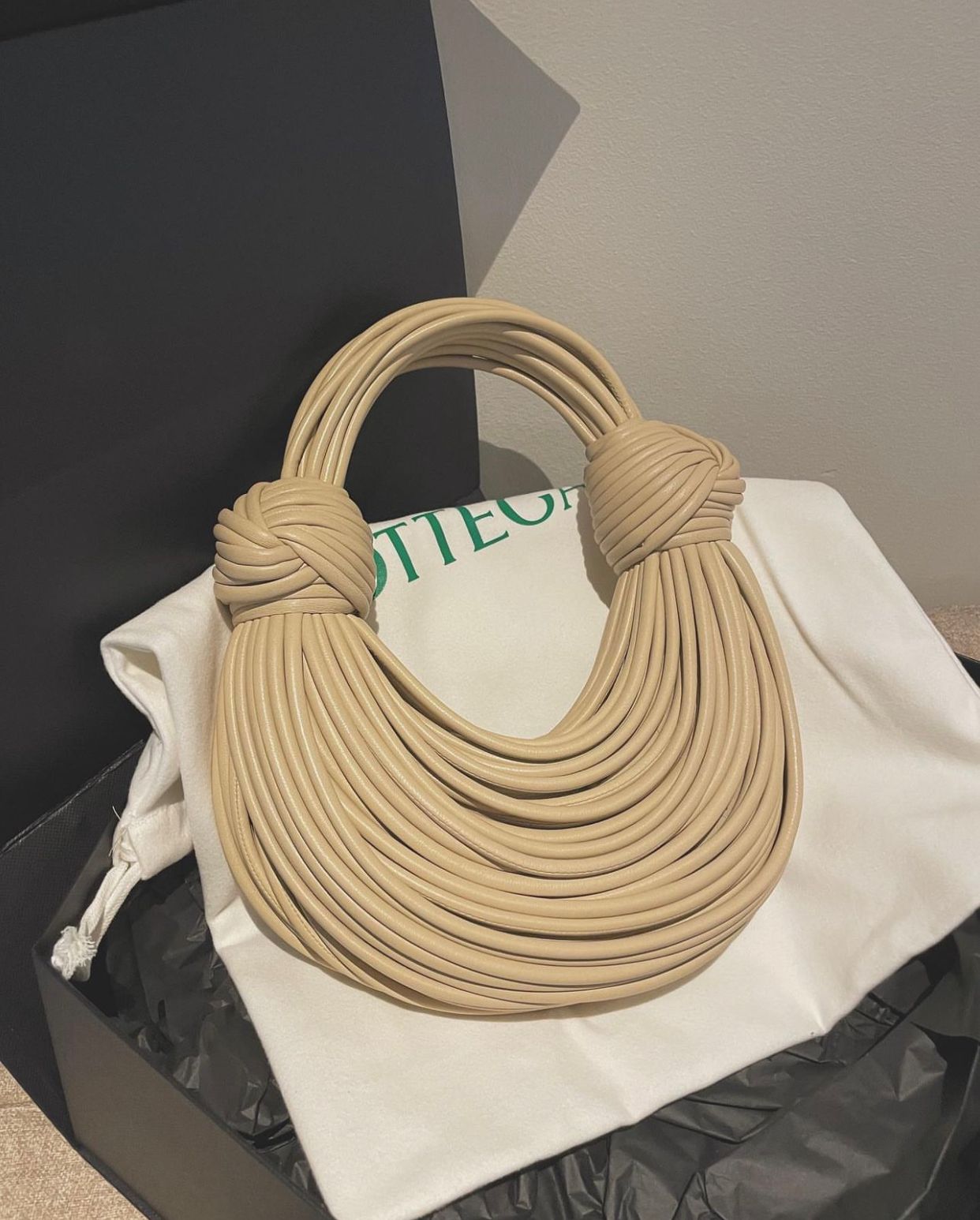 WhatsApp-Image-2023-02-25-at-10.27.03-PM-1.jpeg Bottega Veneta Double Knot Bag - Image 1