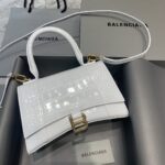 Balenciaga Hourglass Xs Croc-effect Leather