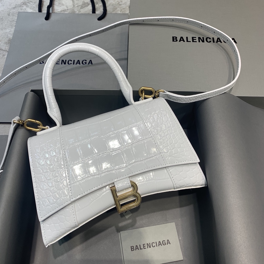 i1618498175_9753_0.jpg Balenciaga Hourglass Xs Croc-effect Leather - Image 1